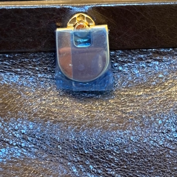 Frances Valentine Delphine Napalac Lady Bag – Black Patent Leather – NWT – Rare - Picture 4 of 13